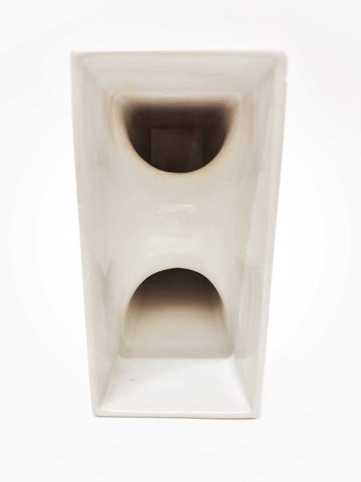 Vaso de cerâmica Gabbianelli Space Age Franco Bettonica Italia anos 70