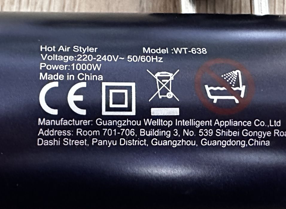 Suszarka, lokówka 1000 W