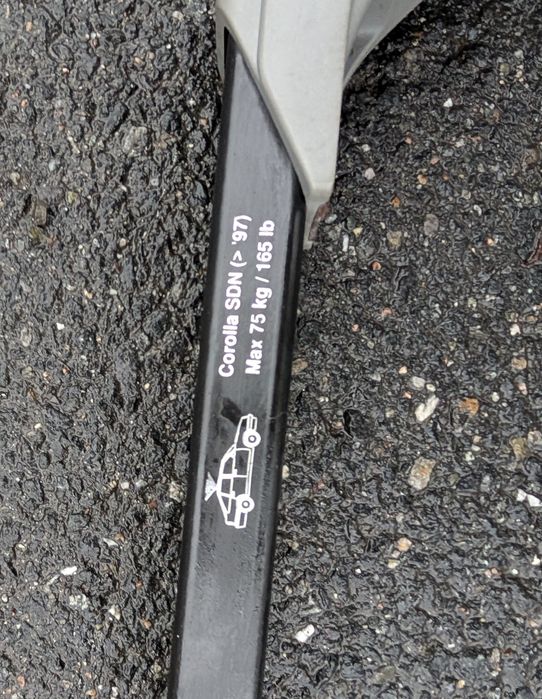 Relingi Dachowe Belki Bagażnik Toyota Corolla E11