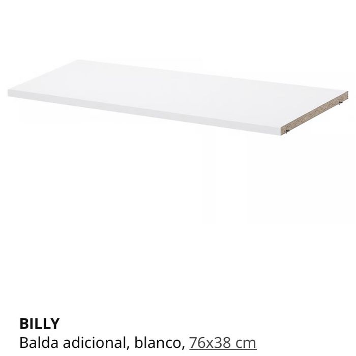 IKEA 2x prateleiras Billy 80x40cm