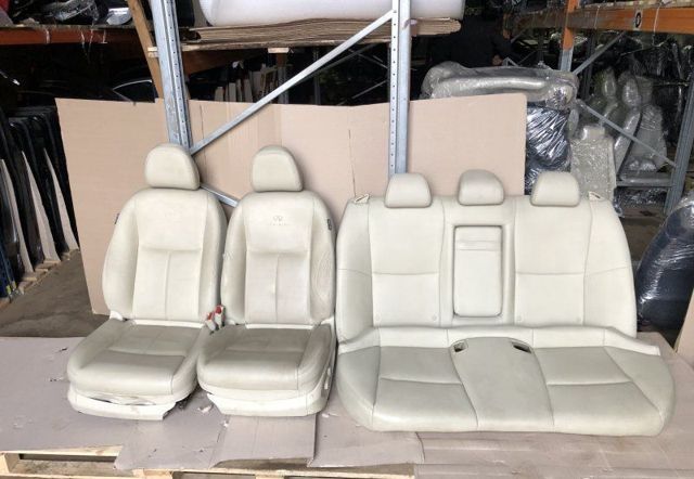 Сиденье Сиденья Диван Салон INFINITI Q50 КОЖА 2013 -