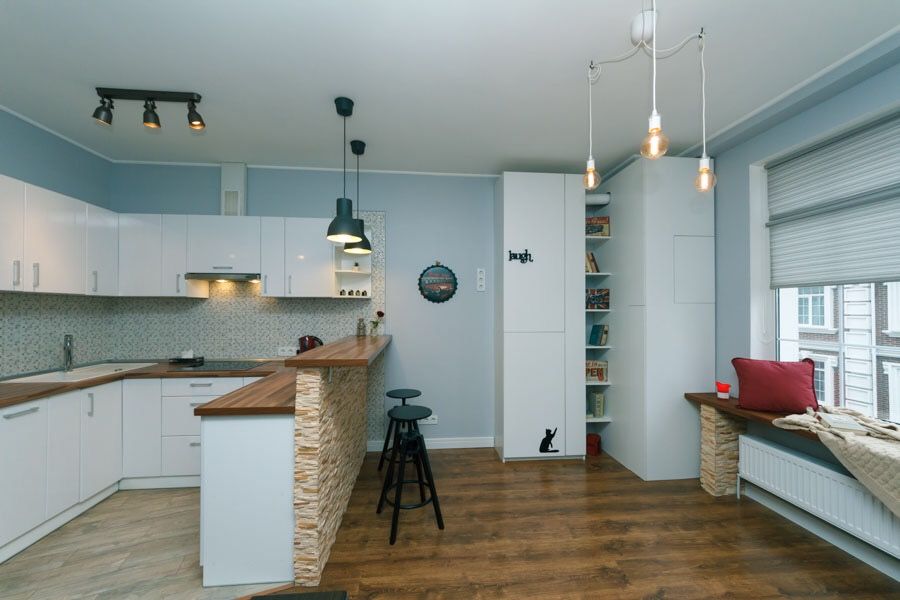 Дизайн-проект у стилі ЛОФТ ЖК Британський Квартал Подобова оренда Київ