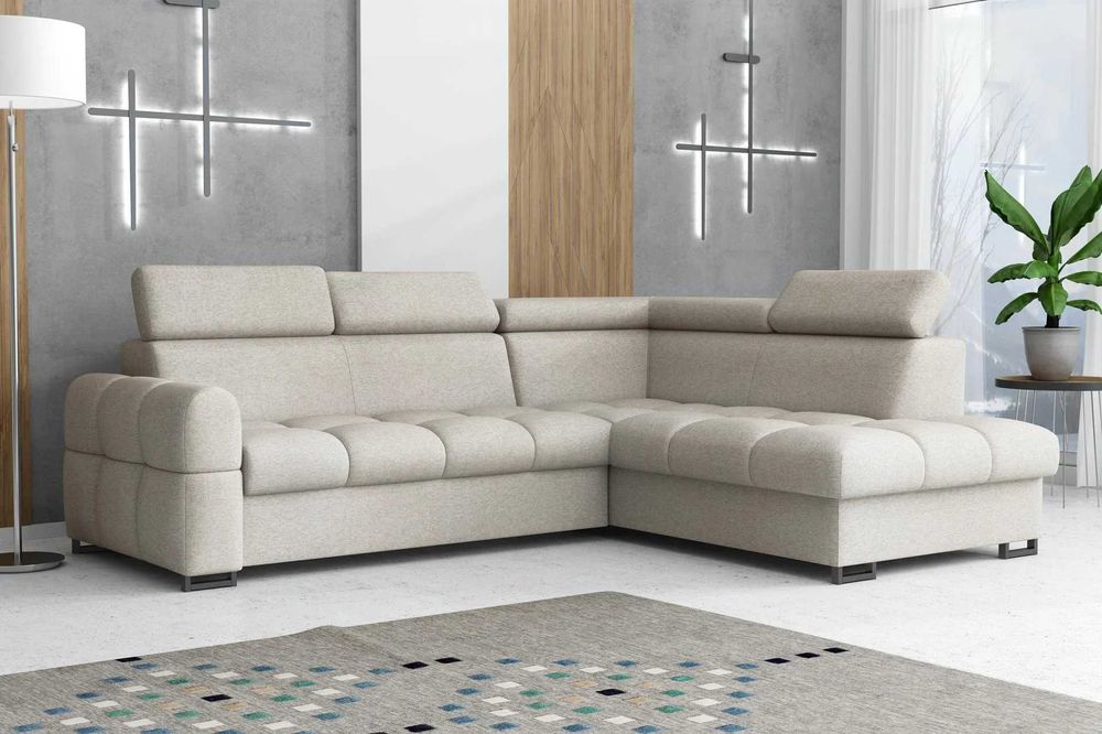 Narożnik z funkcją spania Lizbona 265x205 Darmowa dostawa