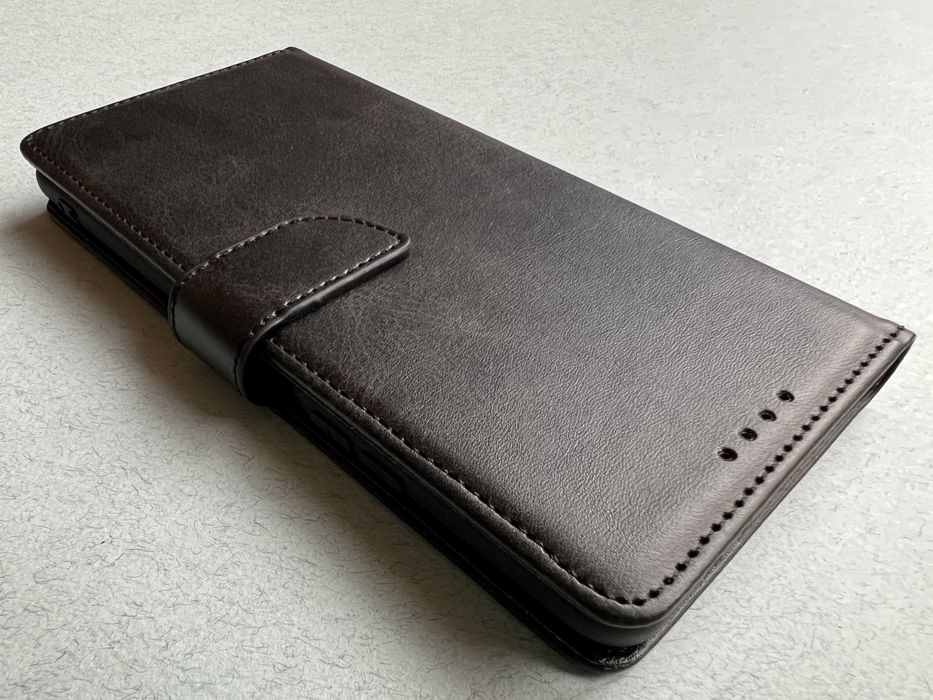 Redmi Note 10 Pro чохол-книжка Wave Fold Black чорний еко шкіра чехол
