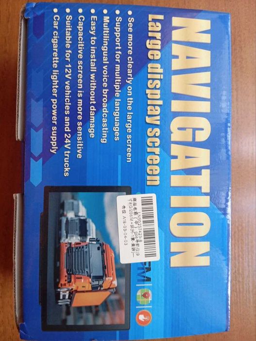 9" GPS навігатор для вантажних авто