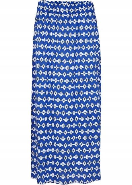B.P.C spódnica midi z nadrukiem 40.