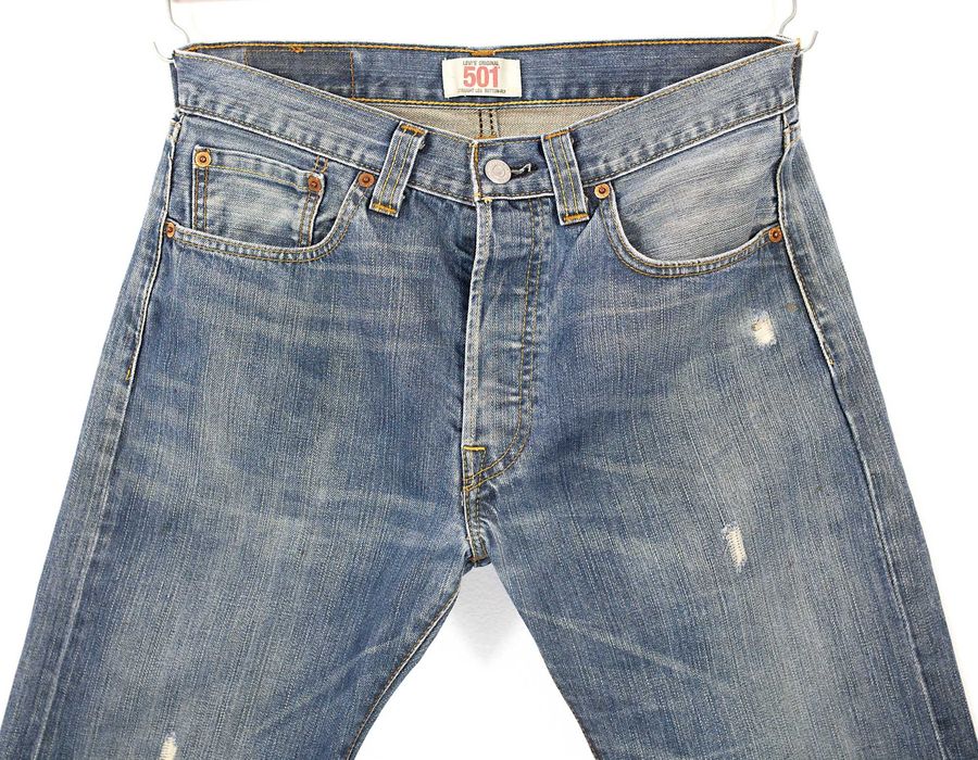 Jeansy spodnie Levi's 501 W 32 L 34 Taper wyborny custom