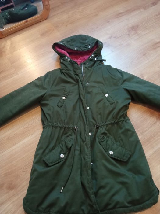 Parka XS butelkowa zielen