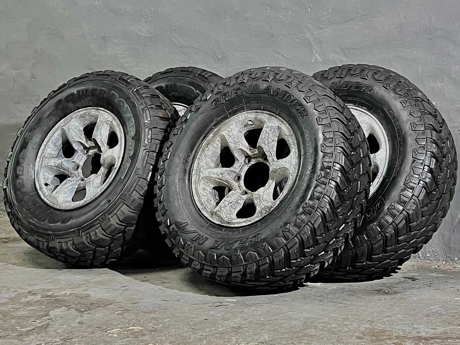 Jantes ORIGINAIS Mitsubishi / ENKEI - 6x139.7 c/ Pneus