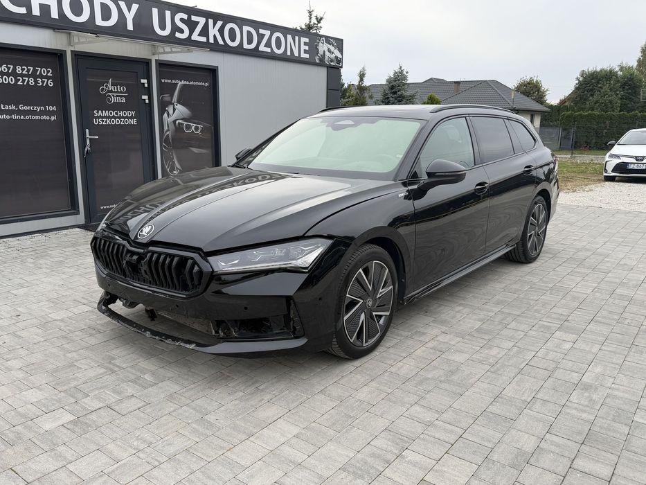 Skoda Superb Sportline*4x4*Panorama*HeadUp*Wentyle*BLIS*ACC*SalonPolska*Faktura23%*
