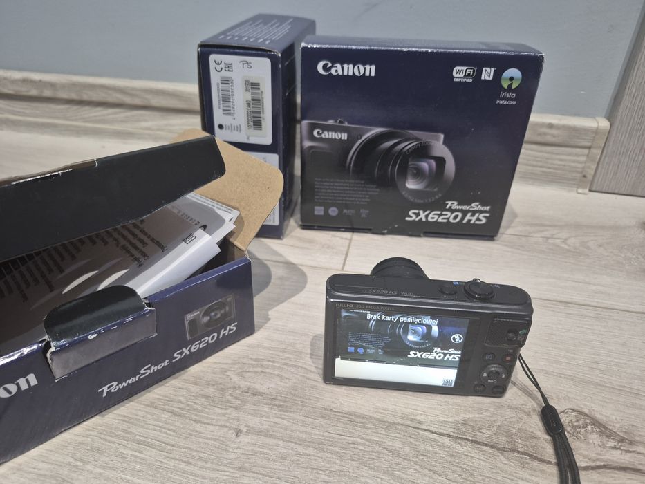 Aparat cyfrowy CANON PowerShot SX620 HS  zoom x25 FHD WiFi NFC 20mp