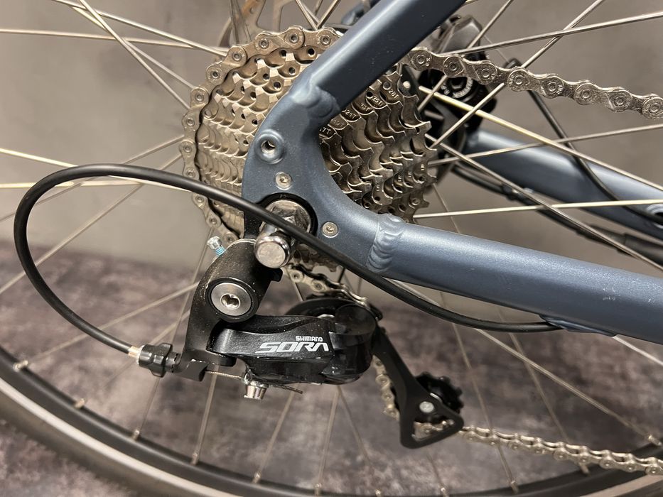 NOWY GRAVEL, rower elektryczny SEBIC 36v 10 AH LG 17 KG Bafang Przerzutki SORA 1x9/ POWYSTAWOWY