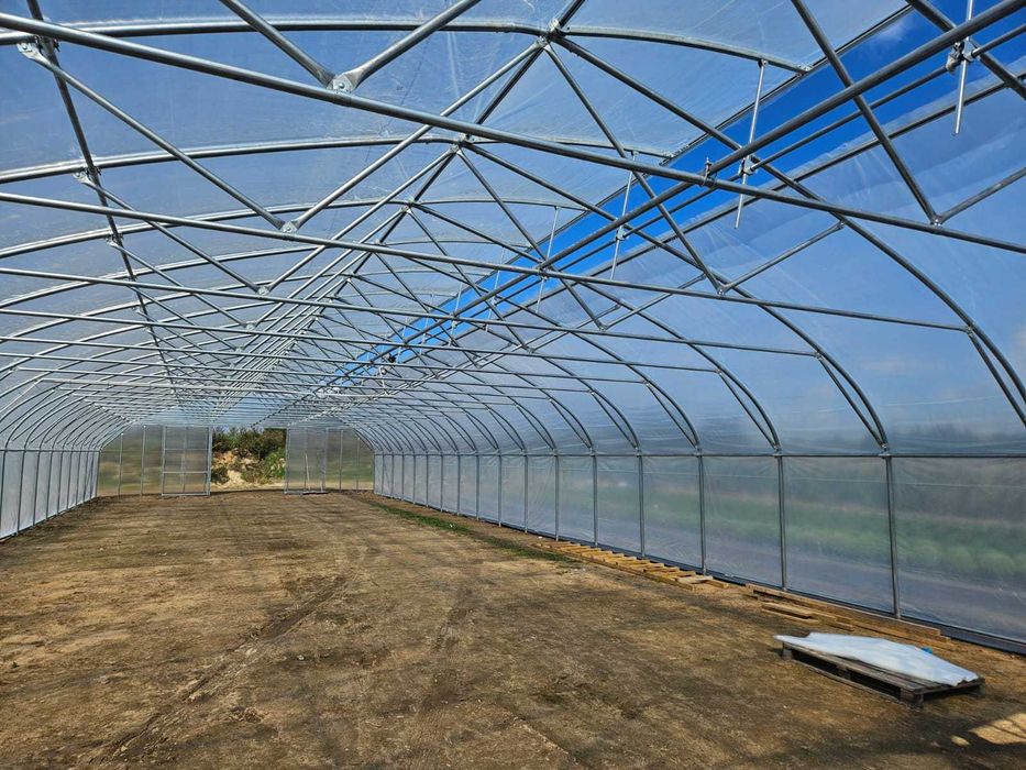 konstrukcja tunelu foliowego, tunel foliowy 10 x 30 x 4,2