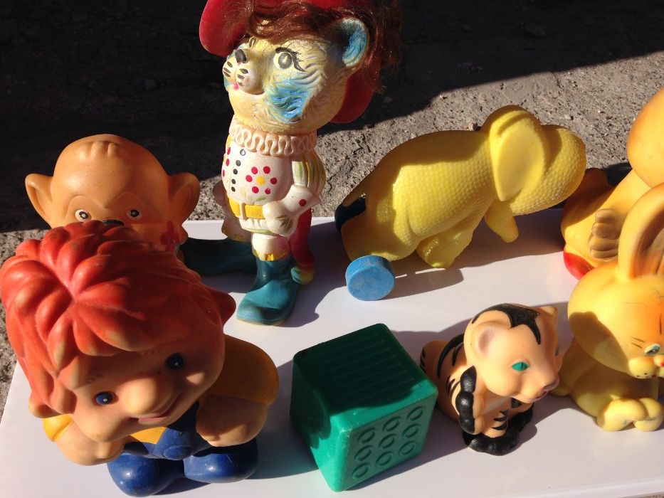 Игрушки резиновые пищалки СССР