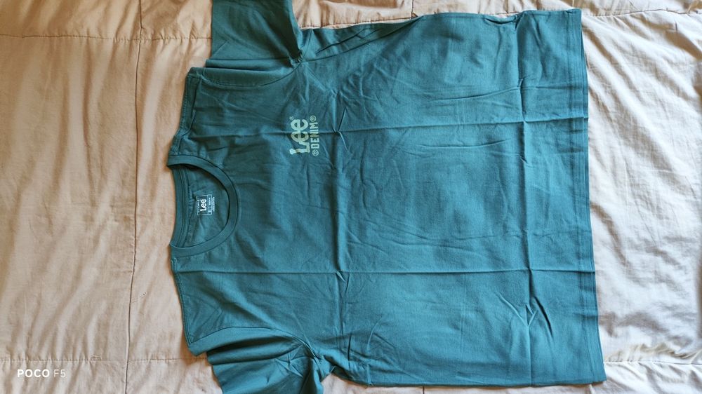 Lee zielony morski t-shirt rozm XL jak XL/XXL