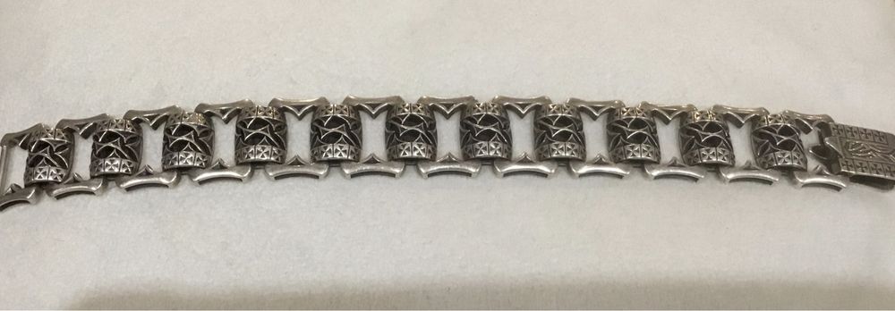 Браслет серебряный мужской