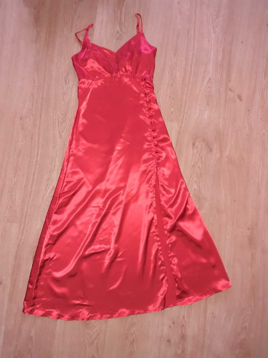 Shein sukienka suknia damska długa satyna-36,S