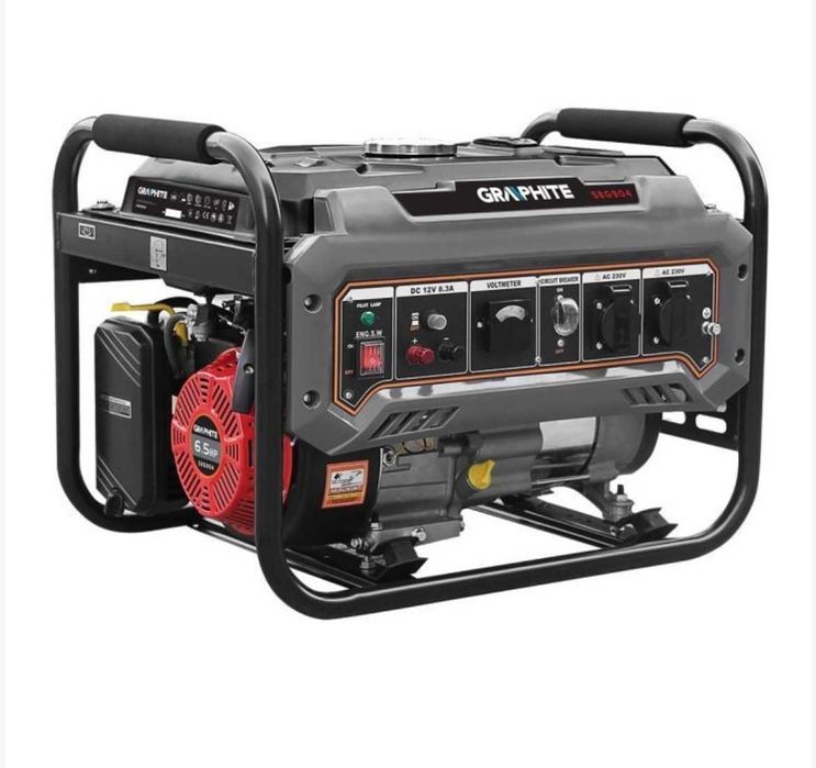 Генератор Graphite 230V (1 фаза), 2/2.2kW, ручний старт, AVR, 40кг
