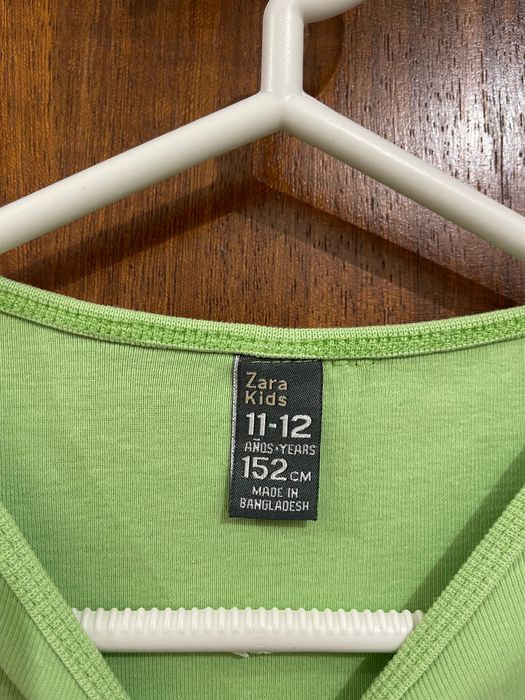 Tshirt Básica Verde, da Zara Kids