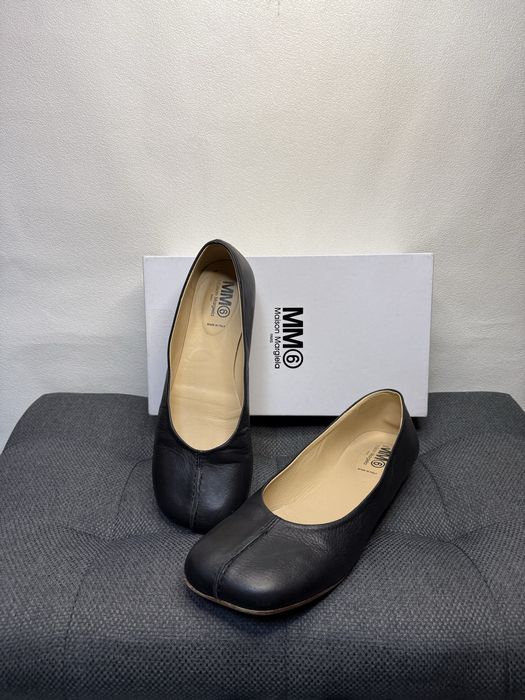Шкіряні балетки MM6 Maison Margiela Розмір 39