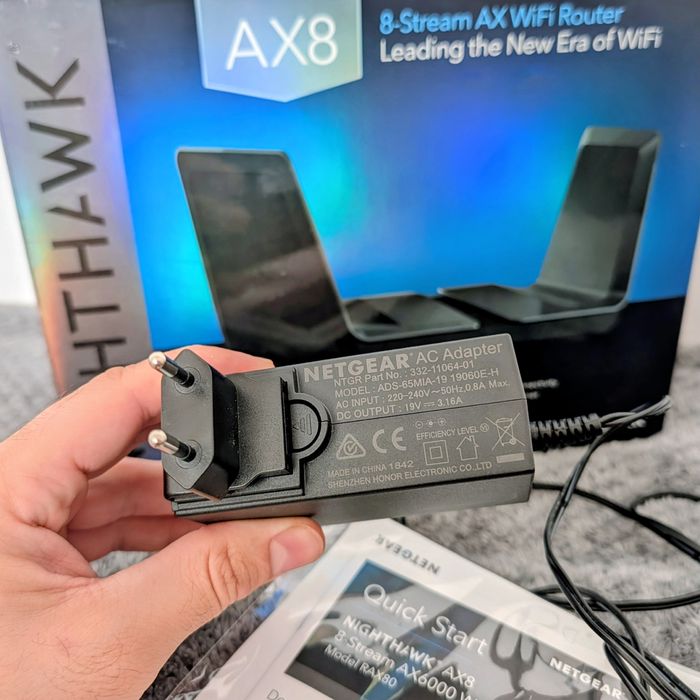 Роутер WiFi 6 NETGEAR Nighthawk AX6000 RAX80