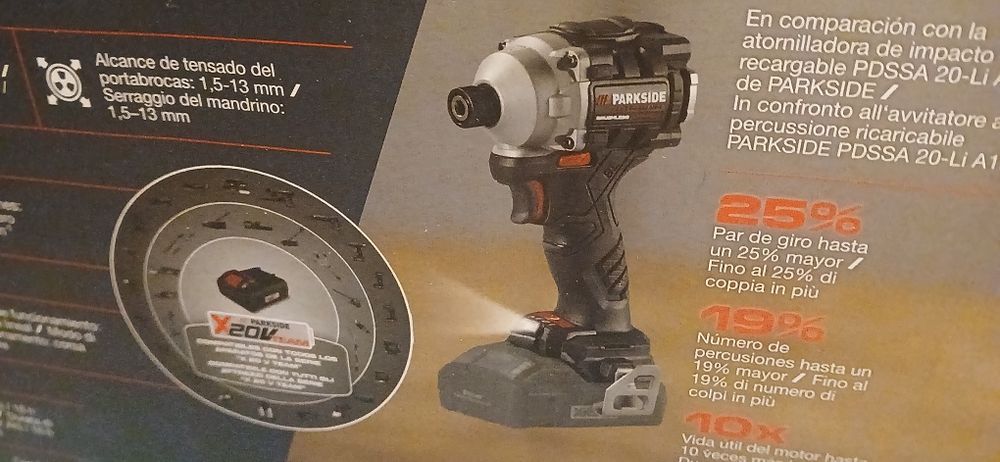 Vendo conjunto PARKSIDE 20v proficional
