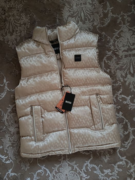 Kamizelka Hugo Boss - beżowa XXL nowość