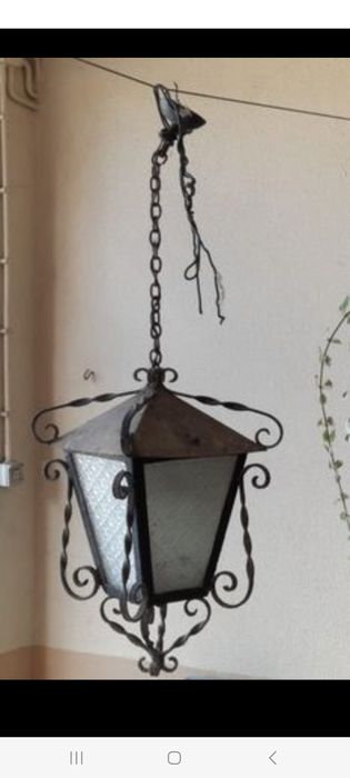 Candeeiros de exterior em ferro forjado