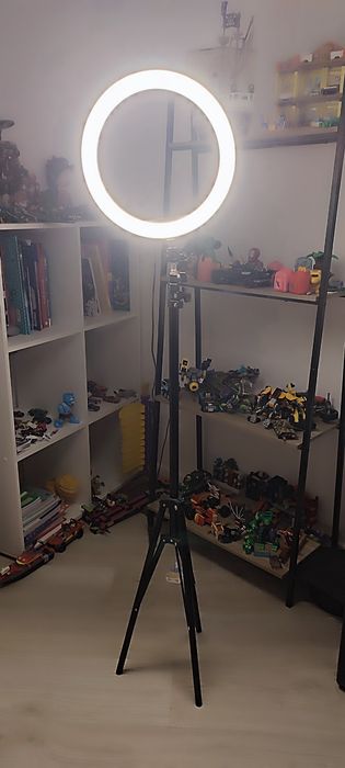 Ring light com tripé