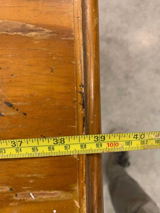 Secretária de Madeira Pinho antiga vintage