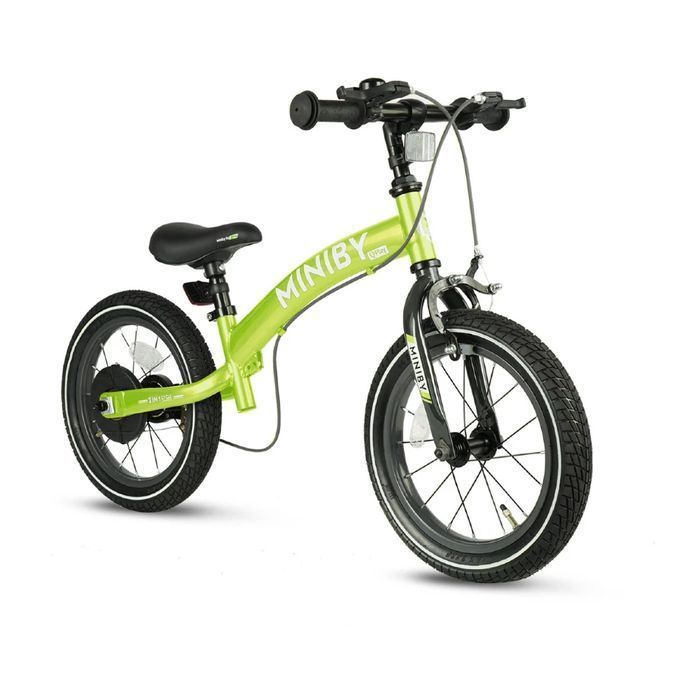 Rowerek Dziecięcy - Rowerek Biegowy Miniby 14 cali Green Qplay