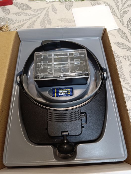 Новая Бинокулярная лупа с подсветкой