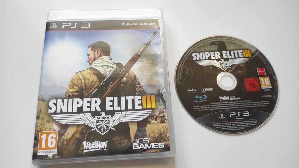 Sniper Elite III 3 Afrika PS3