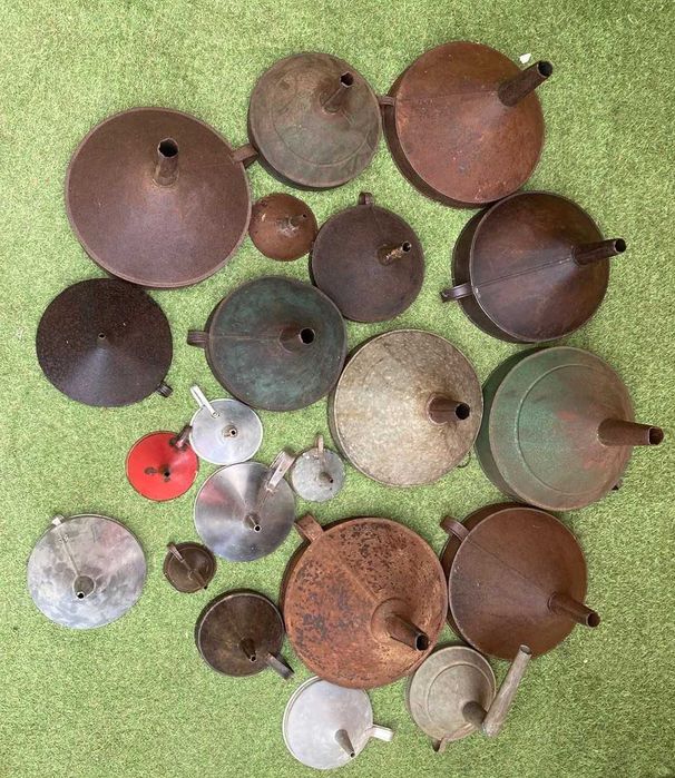 Funil antigo, funis de adega e de cozinha