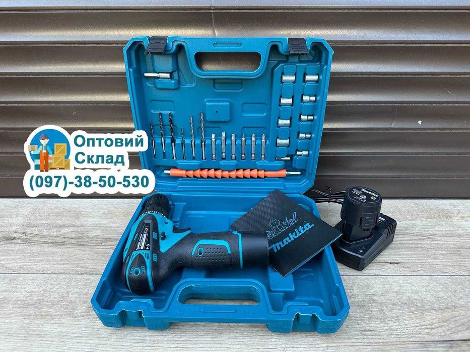 Якісний Акумуляторний Шуруповерт Makita DF330 Шурупокрут 12В/3А Макіта