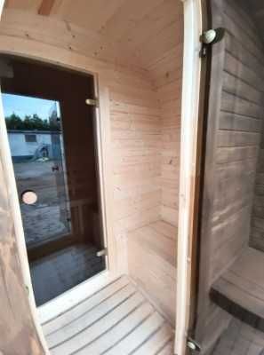 Sauna QUADRO 3,35m Przedsionek taras