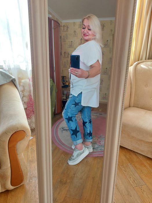Sassofono  ,Tiajoven модная блузка Микки Маус. Люкс! М, ХЛ