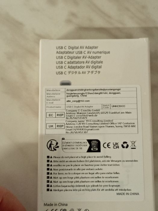 Adapter USB-C do HDMI / Digital AV - iPhone 15, MacBook, iPad