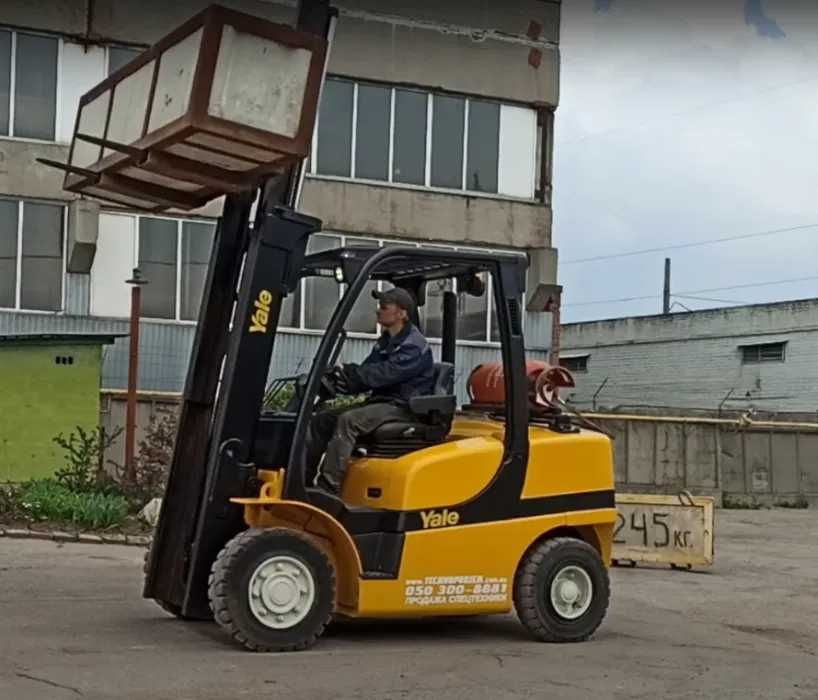 Оренда вилкового навантажувача з водієм