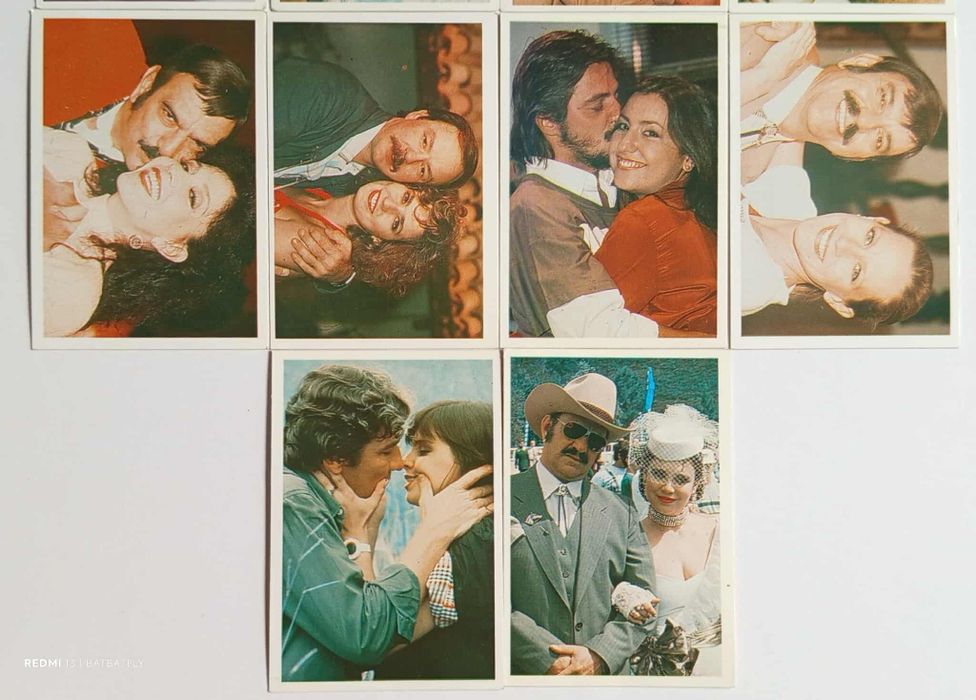 Conjunto de 14 calendários de 1988 da conhecida novela Roque Santeiro