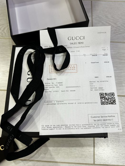 Шарф Gucci оригинал новый