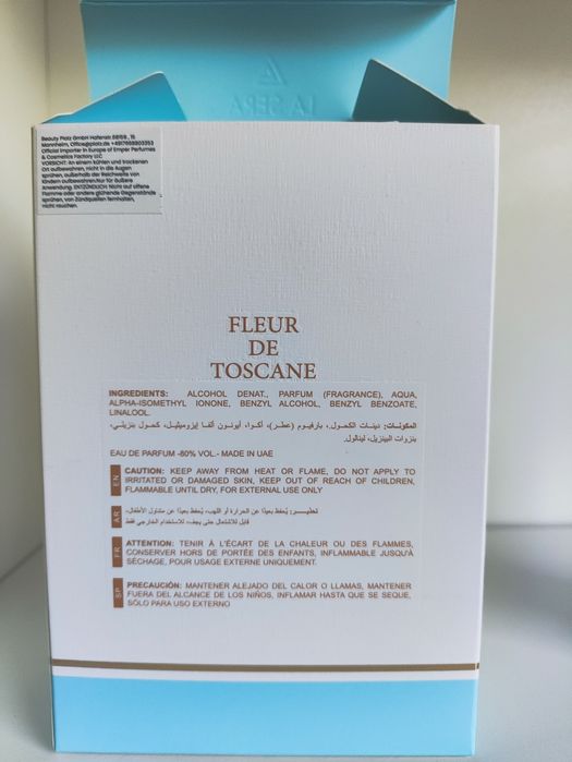 Perfumy Arabskie  La Sera Fleurs De Toscane