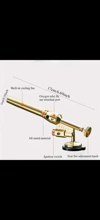 Горелка паяльная газовая с электронным поджогом