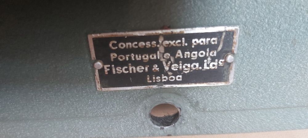 Máquina Escrever "Olympia SM2" Verde Oliva c/ Caixa 1951 (Impecável)