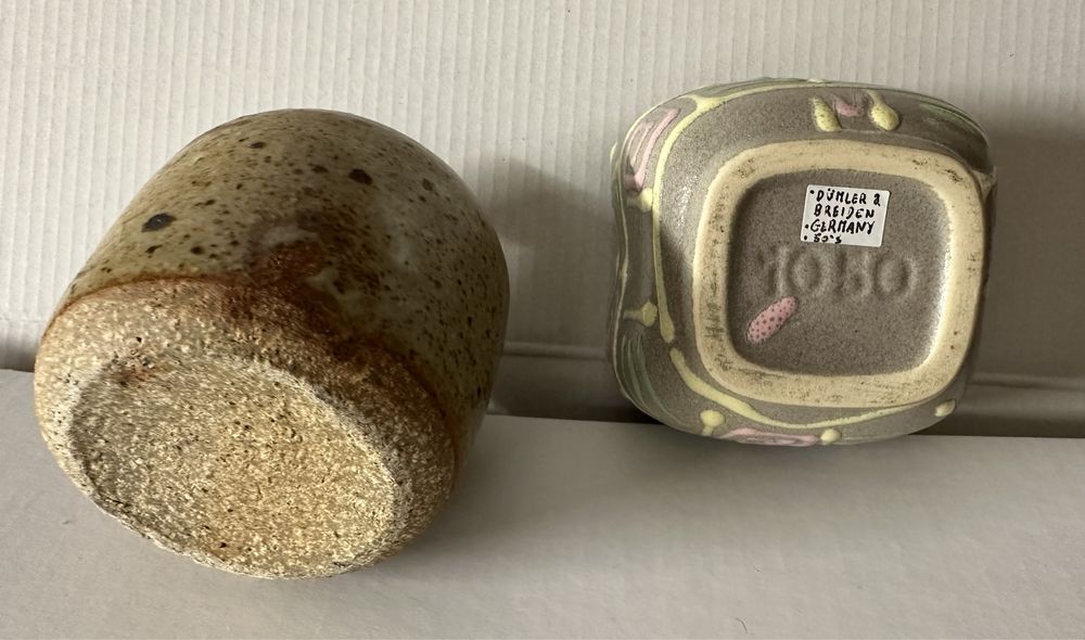 Taça e jarra, Cerâmica alemã