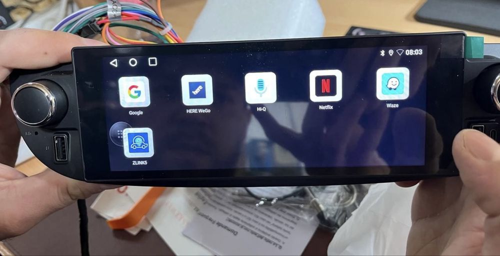 Fiat 500 2007-2018 Android магнітола DSP Carplay GPS Bluetooth WIFI