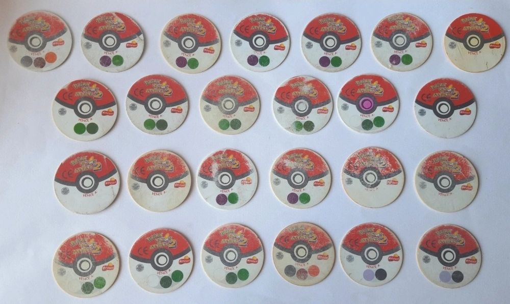 Pokemon Tazos attack / ataque 2 - venda à unidade
