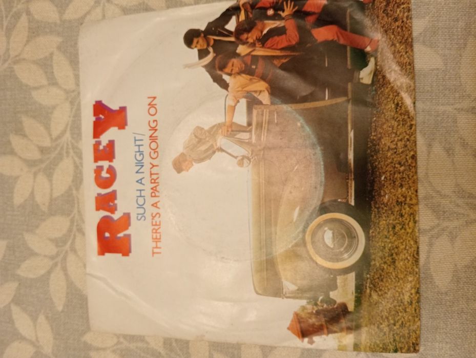 Vinil 7 'pol Racey com os singles Such a night & There's a party going