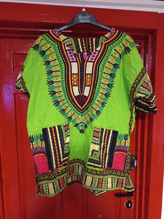 Nowa koszula Boho etno L z kieszeniami