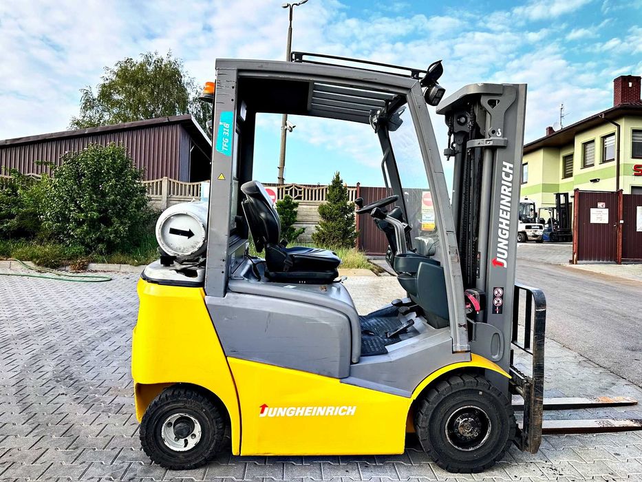 wózek widłowy JUNGHEINRCH TFG316 Triplex 4.70m 1600kg LPG 2019r KUBOTA